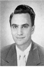 A yearbook photo of Al Hrubetz (PC ’53).