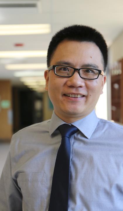 Jin Huang, Ph.D., professor of social work, at Saint Louis University